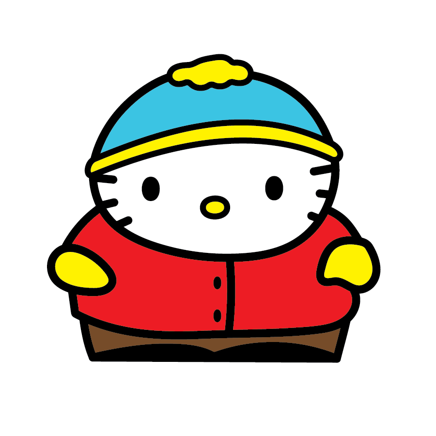 KITTY CARTMAN STICKER