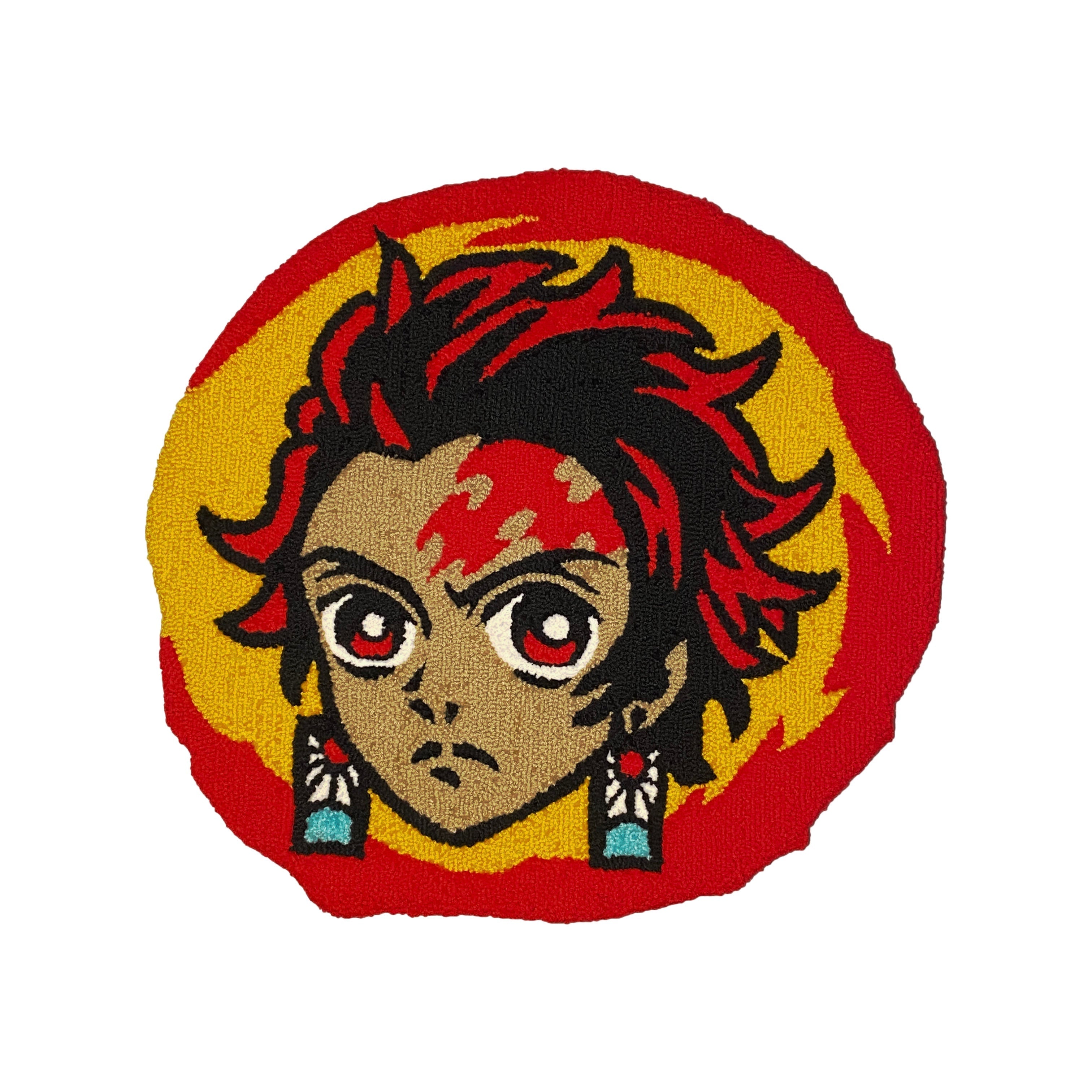 Tanjiro Rug TANJIRO RUG (PUNCH NEEDLE) – Tuft E Nuff